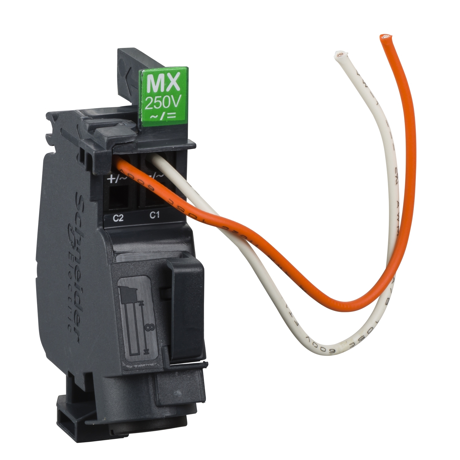 Schneider Electric Shunt Trip; for B-Frame circuit breakers; 208-277VAC/250VDC; pre-wired